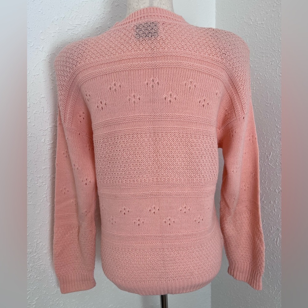 CLEAR-OUT VNTG Donagain Knit Sweater Made in the USA - Picture 3 of 6